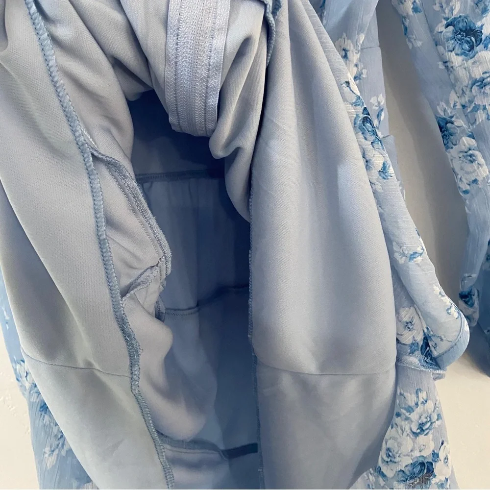 Altar’d State Blue Ruffle Dress - Picture 2 of 7